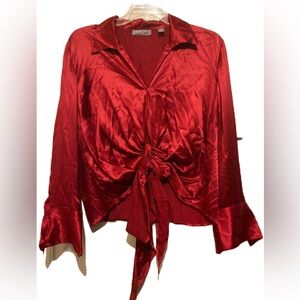 Kate Hill Red Blouse